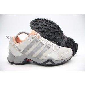 Adidas Women's Size 8.5 Terrex AX2R CM7722 White Gray Hiking Shoes Sneakers